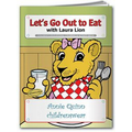 Action Pack Coloring Book W/ Crayons & Sleeve - Let's Go Out to Eat